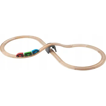 Vláček a vláčkodráha Dřevěná vláčkodráha 20 dílů IKEA LILLABO