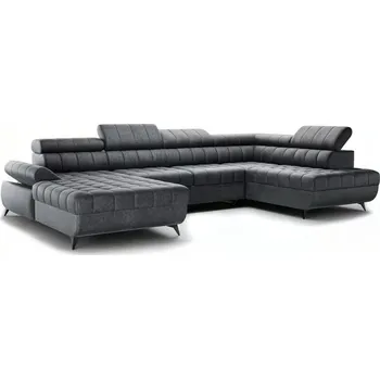 Sedací souprava Levostranná rozkládací rohová pohovka Valoris U II - Meble Bogart monolith 92 347x77 cm