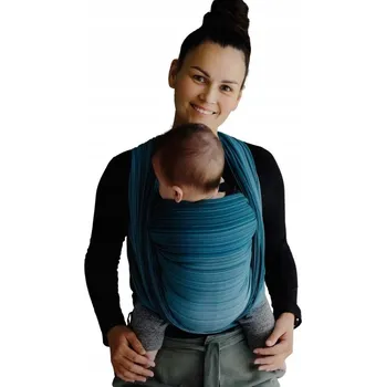 Šátek na nošení dítěte Šátek na nošení dětí tkaný Little Frog XL