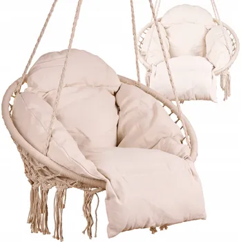 Zahradní nábytek Závěsná zahradní houpačka Ikonka 80 x 62 cm