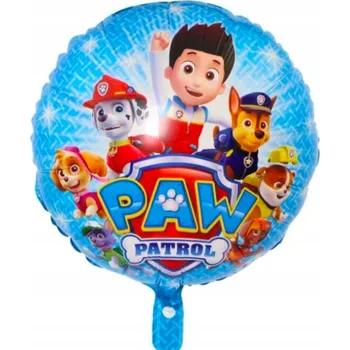 Balónek FÓLIOVÝ BALÓNEK Tlapková patrola NAROZENINY 45 cm