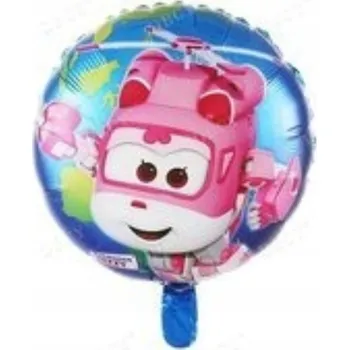 Balónek FÓLIOVÝ BALÓNEK SUPER WINGS NAROZENINY NA HELIU 45 cm