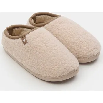 Dámské pantofle Sinsay - Pantofle z imitace ovčí vlny - hnědá - 634GR-84X - 634GR-84X-389