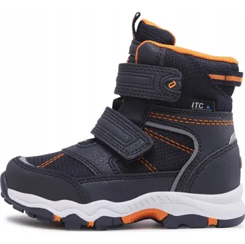 Dětská sportovní obuv OBUTEX Leaf s membránou SILJAN-NO NAVY/ORANGE SILJAN-NO NAVYORANGE Velikost 30