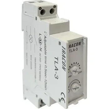 Jistič Tracon TLA-3 Elektronický schodišťový automat, 0,5-12min, 16A (Tracon TLA-3)