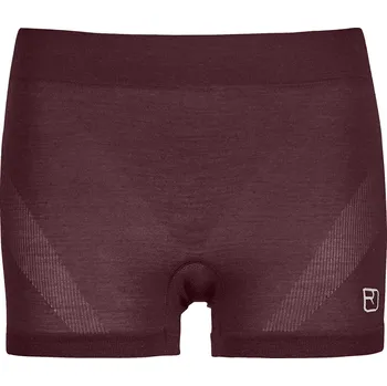 Pánské termo spodní prádlo Dámské Termoprádlo Ortovox W's 120 Competition Light Hot Pants Barva: Vínová, Velikost: XS