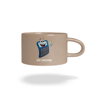 Bastard Jsem vypočítavá hrnek makronka Brown Macaron