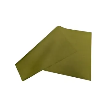 Kancelářský papír Italský hedvábný papí 24 archů 50*76 cm mechově zelený