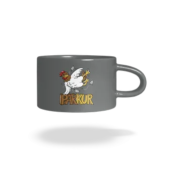 Bastard Parkur hrnek makronka Grey Macaron