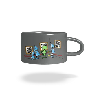 Bastard Galerie zítřka hrnek makronka Grey Macaron