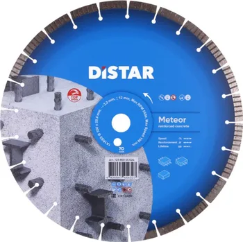 Řezný kotouč Distar - 400x3,5/2,5x12x25,4 Meteor kotouč diamantový na armovaný beton