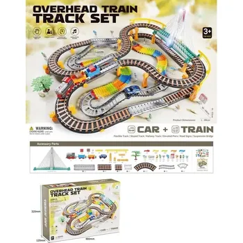 Vláček a vláčkodráha elektrická vláčkodráha 192 dílů