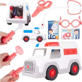 Hra na doktory Lékařská sada v sanitce, 9 dílů