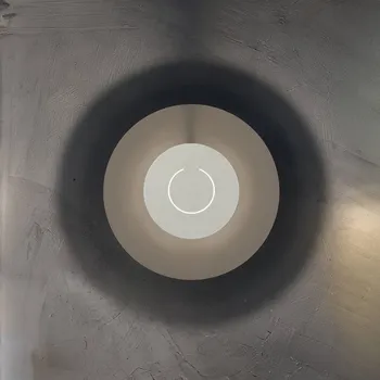 Lampička Knikerboker LED nástěnné světlo DoppioZero, krémová/bílá, Ø 30 cm krémová, bílá 1 x 16 W LED - Doprava zdarma