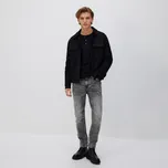 Reserved - Džíny slim se sepraným efektem - světle šedá - WM865-09J - WM865-09J-34