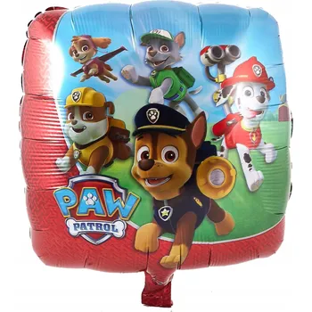 Balónek Fóliový balónek Tlapková patrola Srdce Chase Marshall 45 cm