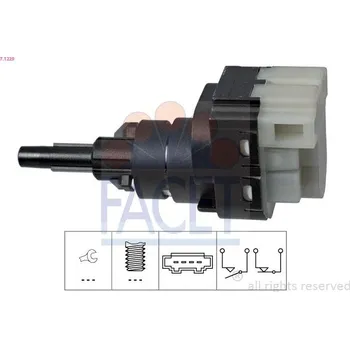 Spínač brzdového světla FACET 7.1229