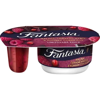 Cukrovinka Fantasia Malina, červený rybíz s kousky čokolády 120g