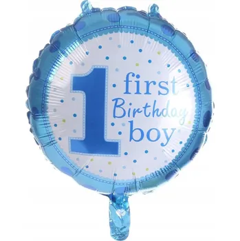 Balónek Fóliový balónek 1. narozeniny Chlapeček 45 cm