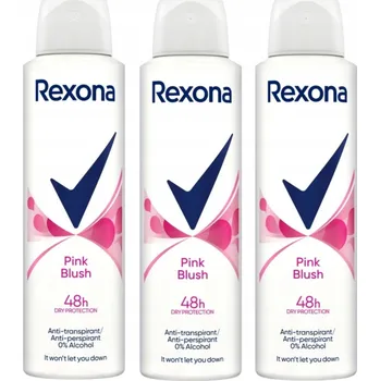 REXONA Pink Blush Antiperspirant pro ženy 3x150 ml