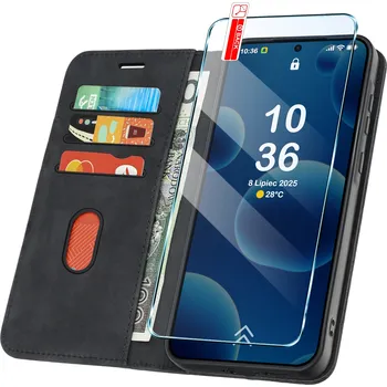 Pouzdro na mobilní telefon Flipové pouzdro KrainaGSM pro Samsung Galaxy A54 5G, černé