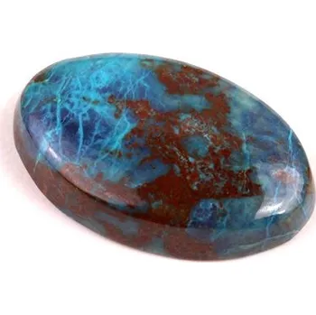 Přírodní kámen Kabošon Shattuckite č.7159 (27x18x5mm)