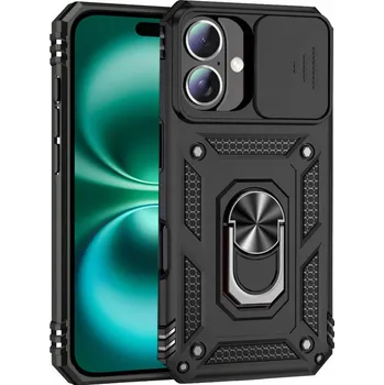 Pouzdro na mobilní telefon Zadní Kryt Hero Case pro Apple iPhone 16 Plus, černý