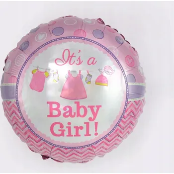 Balónek FÓLIOVÝ BALÓNEK BABY SHOWER VÍTEJ, HOLČIČKO! - DEKORACE NA OSLAVU
