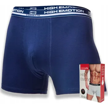 Pánské spodní prádlo CORNETTE BOXERKY HIGH EMOTION 503 COBALT M