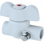 Pipelife PPR 3295440411 kulový kohout s motýlkem a výpustí vpravo 20 mm