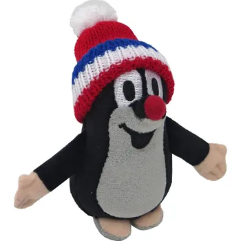 plyšák Moravská ústředna MORAVSKÁ ÚSTŘEDNA Krtek (Krteček) 12cm červený kulich trikolora PLYŠ