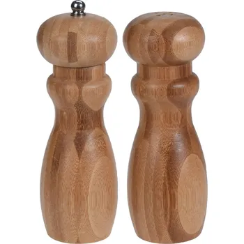 Mlýnek na koření M.A.T. GROUP mlýnek na koření 16,4x5,3cm bambus sada 2díl.