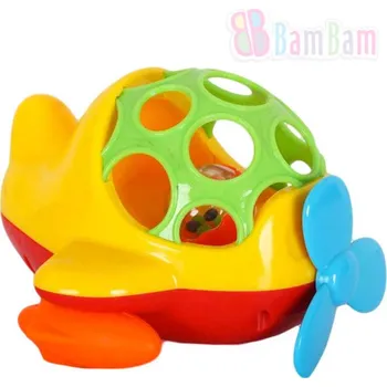 Hračka pro kojence Bam Bam BAM BAM Baby helikoptéra barevná 149 chrastítko pro miminko