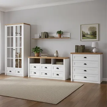 Obývací stěna Obývací stěna PROVENCE a | 4 díly | 308 cm | andersen/lefkas