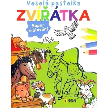 omalovánky Veselá pastelka Zvířátka (, 2025)