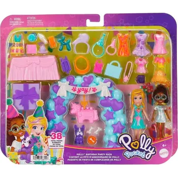 Polly Pocket narozeninová párty – módní hrací set s panenkami a doplňky