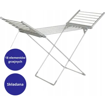 Sušák na prádlo ADM Elektrický skládací sušák na prádlo