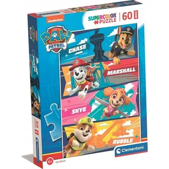 Puzzle Clementoni 60dílné Puzzle Tlapková patrola