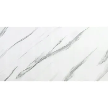 Dlažba Samolepicí dlažba lesklá bílošedá mramorová 60cm x 30cm 6 kusů