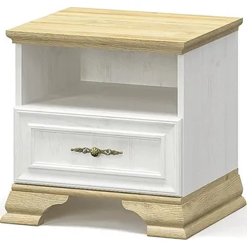 Noční stolek Noční stolek SCORDIA borovice andersen/zlatý dub