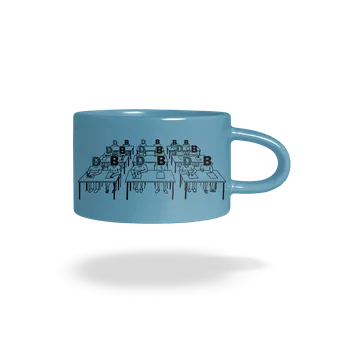 Bastard Cimrman: Debil, blbeček hrnek makronka Blue Macaron