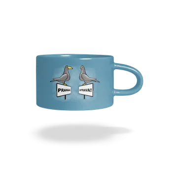 Bastard Zobáci hrnek makronka Blue Macaron