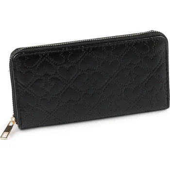 Peněženka Dámská peněženka srdce 10x19 cm, barva 4 černá