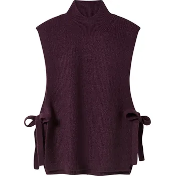 Dámský svetr esmara® Dámský pletený svetr bez rukávů (lila fialová, M(40/42))