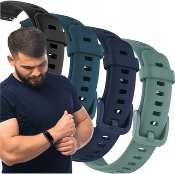 Řemínek na hodinky Sada 4x řemínek ChronSmarta pro hodinky Huawei Band 8 9 10, gumový