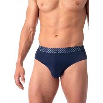 Pánské spodní prádlo Pánské slipy Key Mpp 231 B25 Bambus A'2 M-2Xl L granatová-olivová
