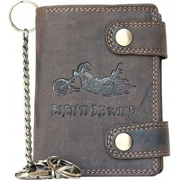 Peněženka FLW peněženka z přírodní kůže hnědá - muž