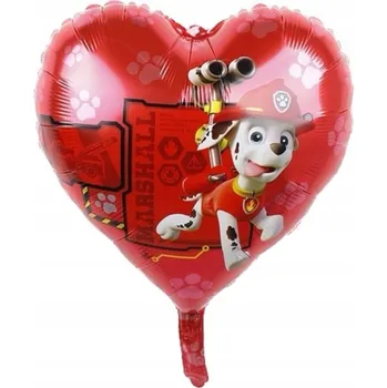 Balónek FÓLIOVÝ BALÓNEK Tlapková patrola MARSHALL NAROZENINY 45 cm
