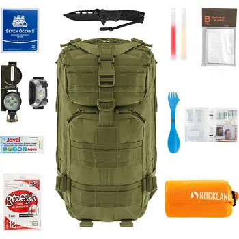 turistický batoh Vojenský Batoh Badger Outdoor Recon 20-40L zelený