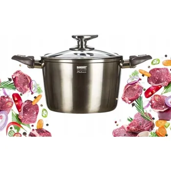 Hrnec Hrnec tradiční Domosfera Banquet Metallic hnědý pllatinium 3,6 l